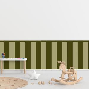 PIPPER. Textilní samolepící tapeta - Obdélník - Khaki barva Barva: Kombinace, Velikost: 80cm