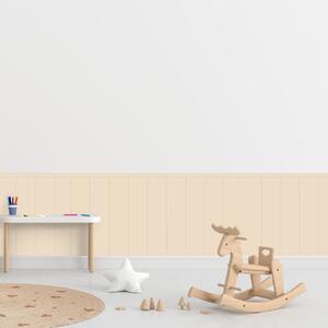 PIPPER. Textilní samolepící tapeta - Obdélník - Krémová barva Barva: Tmavá, Velikost: 60cm