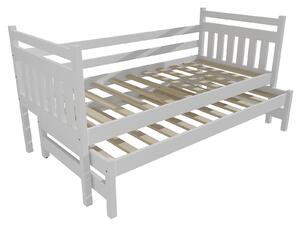 Vomaks Dětská postel s výsuvnou přistýlkou DPV 029 Rozměr: 80 x 180 cm, Barva: barva růžová