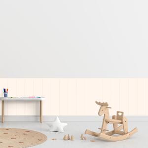 PIPPER. Textilní samolepící tapeta - Obdélník - Krémová barva Barva: Bledá, Velikost: 60cm