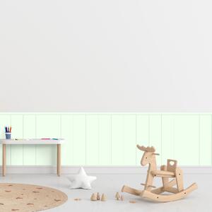 PIPPER. Textilní samolepící tapeta - Obdélník - Mátová barva Barva: Bledá, Velikost: 60cm