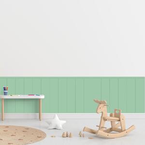 PIPPER. Textilní samolepící tapeta - Obdélník - Mátová barva Barva: Tmavá, Velikost: 60cm