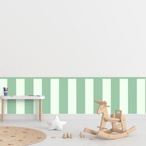 PIPPER. Textilní samolepící tapeta - Obdélník - Mátová barva Barva: Kombinace, Velikost: 60cm