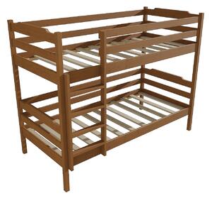 Vomaks Patrová postel PP 012 Rozměr: 90 x 180 cm, Prostor mezi lůžky: 80 cm, Barva: moření dub