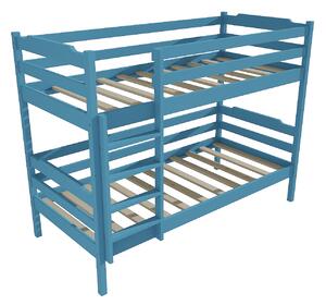 Vomaks Patrová postel PP 012 Rozměr: 80 x 180 cm, Prostor mezi lůžky: 80 cm, Barva: barva modrá