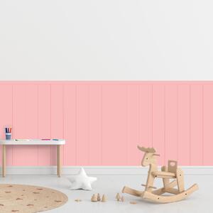PIPPER. Textilní samolepící tapeta - Obdélník - Růžová barva Barva: Bledá, Velikost: 100cm