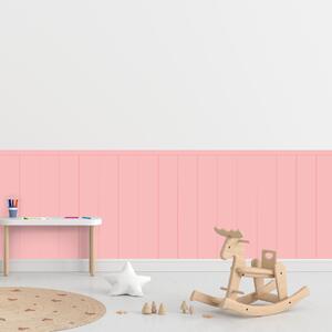 PIPPER. Textilní samolepící tapeta - Obdélník - Růžová barva Barva: Bledá, Velikost: 80cm