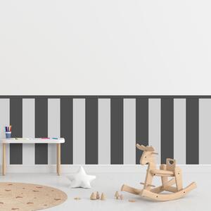 PIPPER. Textilní samolepící tapeta - Obdélník - Šedá barva Barva: Kombinace, Velikost: 80cm