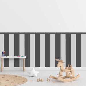 PIPPER. Textilní samolepící tapeta - Obdélník - Šedá barva Barva: Kombinace, Velikost: 100cm