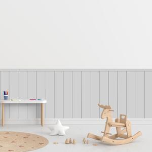 PIPPER. Textilní samolepící tapeta - Obdélník - Šedá barva Barva: Bledá, Velikost: 80cm