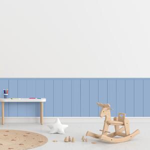 PIPPER. Textilní samolepící tapeta - Obdélník - Tmavě modrá barva Barva: Bledá, Velikost: 60cm