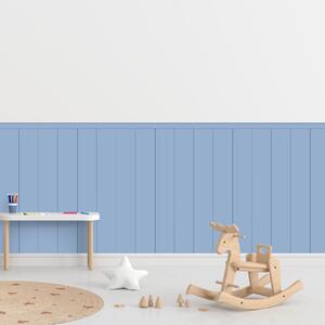 PIPPER. Textilní samolepící tapeta - Obdélník - Tmavě modrá barva Barva: Bledá, Velikost: 100cm