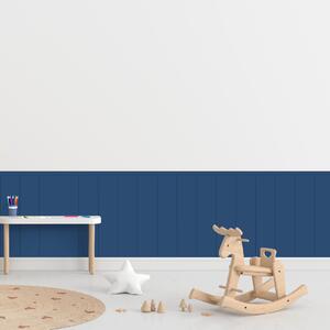 PIPPER. Textilní samolepící tapeta - Obdélník - Tmavě modrá barva Barva: Tmavá, Velikost: 60cm