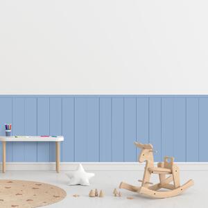 PIPPER. Textilní samolepící tapeta - Obdélník - Tmavě modrá barva Barva: Bledá, Velikost: 80cm