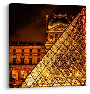 Obraz Louvre v Paříži (30x30 cm)