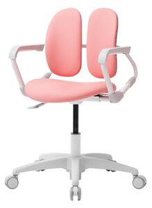 DUORest Dětská židle - DUORest MILKY - růžová / bržděná kolečka
