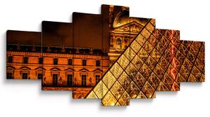 Obraz Louvre v Paříži (210x100 cm)