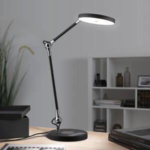 Paulmann LED stolní lampa Numis, černá, stmívatelné,, stmívatelný, Černá, Pracovna / kancelář, Hliník, Moderní