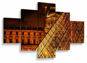 Obraz Louvre v Paříži (125x70 cm)