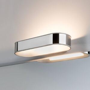Paulmann LED nástěnné světlo Agena, chrom 31 cm IP44 stmívatelné, stmívatelný, Chrom / stříbro, Koupelna, Hliník, Moderní