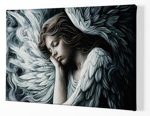 Obraz na plátně - Spící anděl Aruel FeelHappy.cz Velikost obrazu: 120 x 80 cm