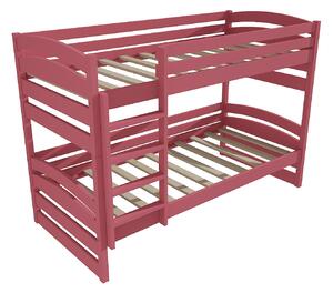 Vomaks Patrová postel PP 020 Rozměr: 90 x 180 cm, Prostor mezi lůžky: 80 cm, Barva: barva růžová
