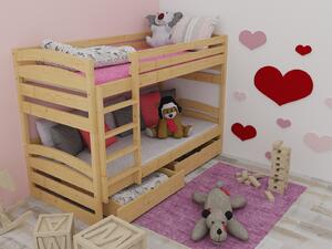 Vomaks Patrová postel PP 020 Rozměr: 80 x 180 cm, Barva: barva růžová, Prostor mezi lůžky: 80 cm
