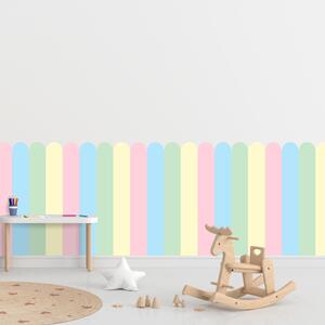 PIPPER. Textilní samolepící tapeta - Oblouk - Pastelová barva Velikost: 100cm