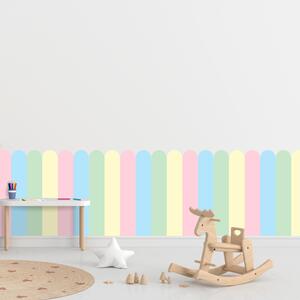 PIPPER. Textilní samolepící tapeta - Oblouk - Pastelová barva Velikost: 80cm