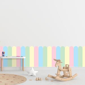 PIPPER. Textilní samolepící tapeta - Oblouk - Pastelová barva Velikost: 60cm