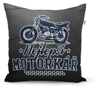 Sablio Polštář Nejlepší motorkář: 40x40 cm