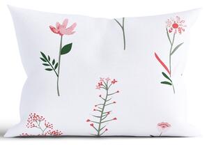MK Lůžkoviny Bavlněný povlak na polštář Renforcé 40 x 60 cm - Vlčí máky bílé