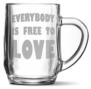 Sablio Půllitr Everybody is free to love: 0,5
