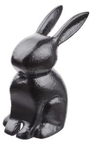 EASTER Dekorační zajíček sedící 12 cm - černá
