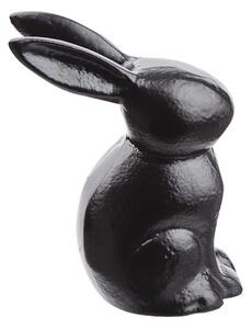 EASTER Dekorační zajíček sedící 12 cm - černá