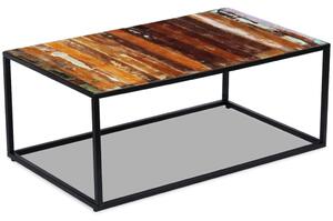 Konferenční stolek masivní recyklované dřevo 100 x 60 x 40 cm
