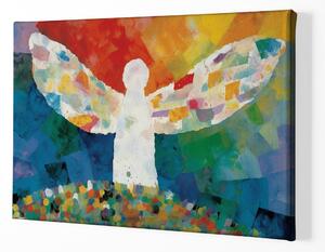 Obraz na plátně - Anděl Silná křídla FeelHappy.cz Velikost obrazu: 210 x 140 cm