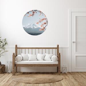 PIPPER. Textilní kruhová samolepka na zeď "Japonsko" Velikost: 60cm