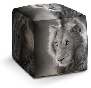 Sablio Taburet Cube Lvíček - 40x40x40 cm