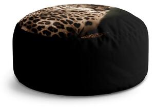 Sablio Taburet Circle Levhart: 38x48 cm