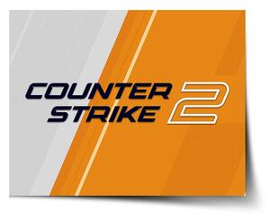 Sablio Plakát Counter Strike 2 Oranžová - 60x40 cm