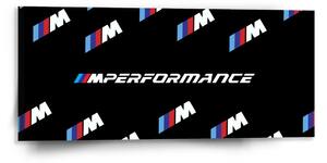 Sablio Obraz MPERFORMANCE černý vzor - 110x50 cm