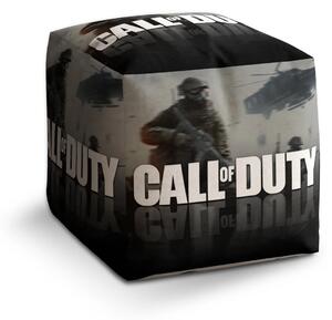 Sablio Taburet Cube Call of Duty Vrtulník - 40x40x40 cm