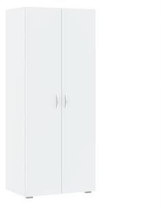 Dvoudveřová šatní skříň 74 cm RICHLAND - bílá