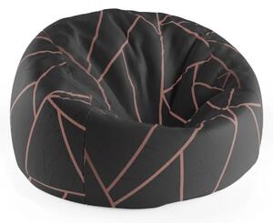 Sablio Sedací vak Cocoon Růžové obrazce - 75 x 45 x 35 cm