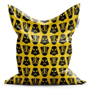 Sablio Sedací vak Star Wars Stormtroopeři Pattern na žluté - 150x100 cm