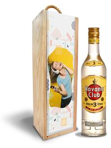 Sablio Dřevěná krabička s potiskem Havana club