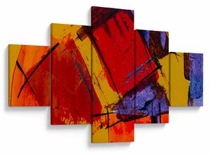 Obraz abstrakce (125x70 cm)