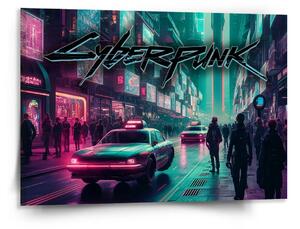 Sablio Obraz Cyberpunk 2077 Město - 150x110 cm