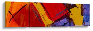 Obraz abstrakce (170x50 cm)